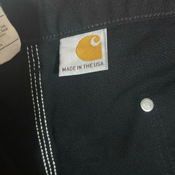 Carhartt Loose Fit Firm Duck Double Knee Cargo Work Utility Pant  … size 38x30 - Picture 4 of 7